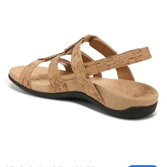 Vionic Women Comfort Adjustable Leather Sandals shoes sz 9 - Picture 1 of 12